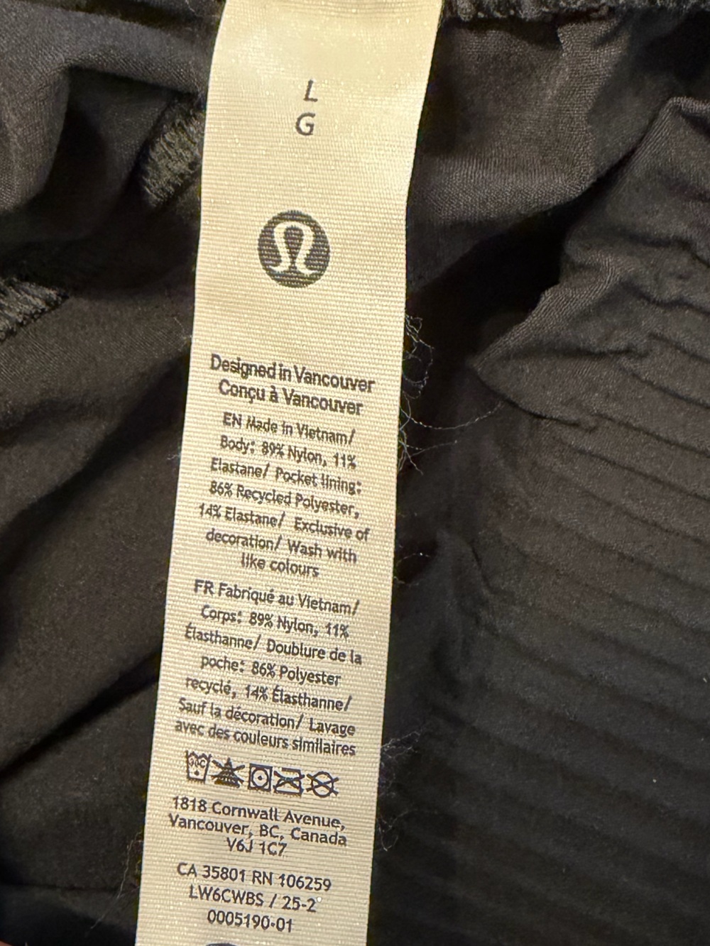 lululemon athletica Women's Black Wide-Leg Lounge Pants size large - Picture 8 of 8